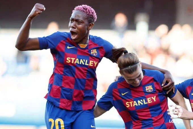 Asisat Oshoala Wins Supercopa Femenina After Barcelona's Merciless Victory Against Levante