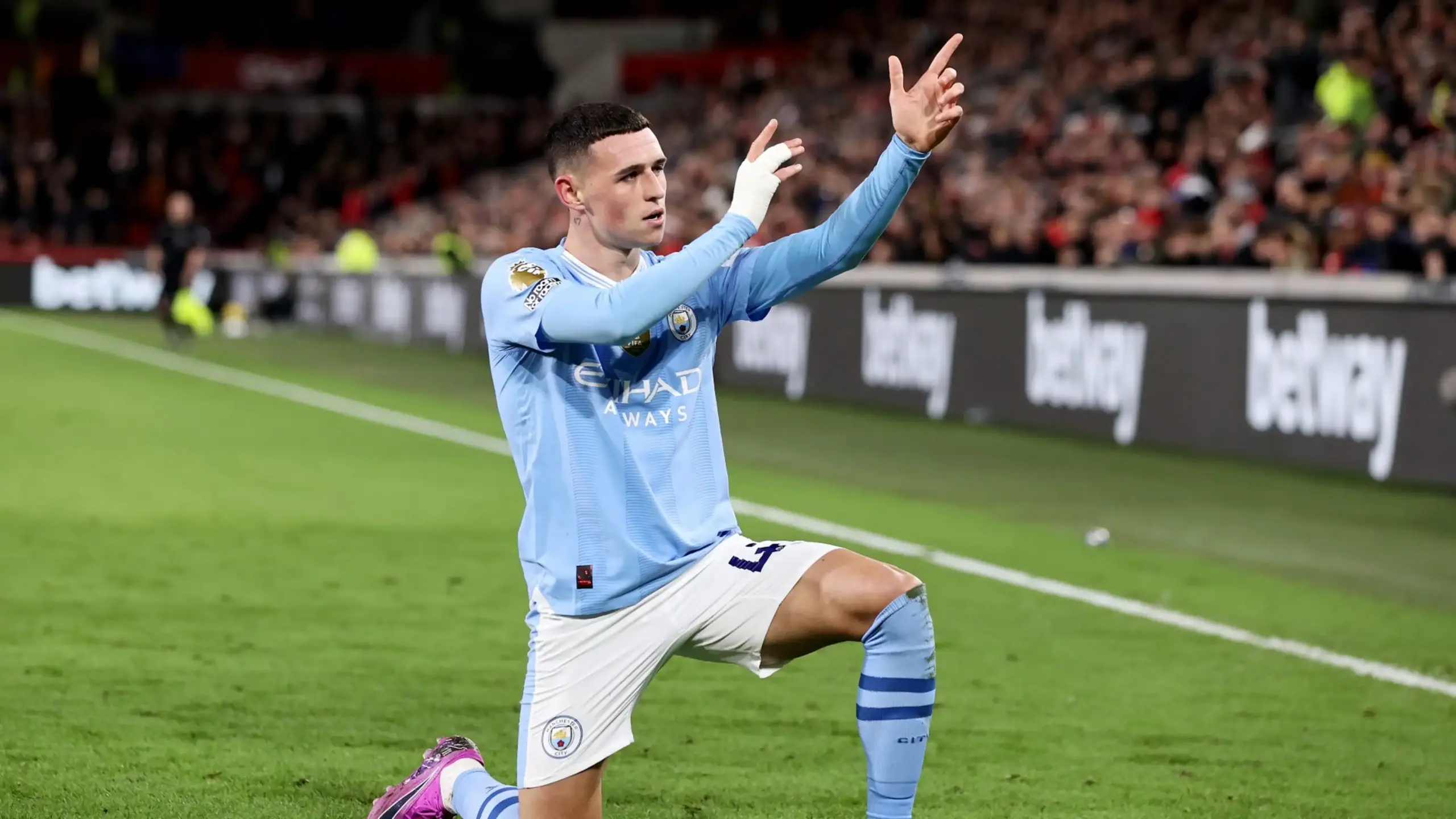 EPL: Phil Foden Scores Hat-trick As Manchester City Beat Brentford