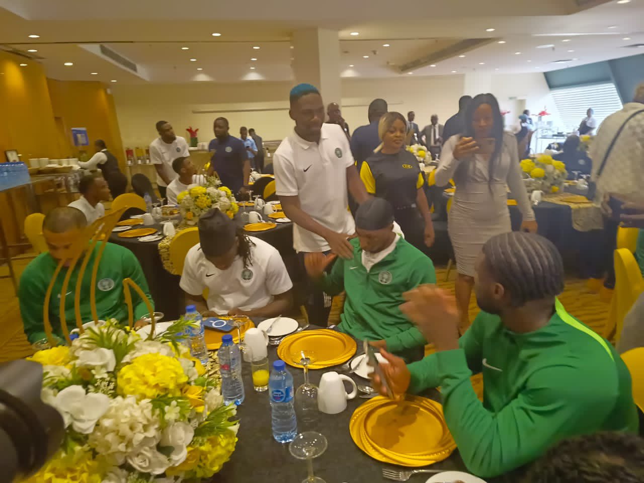 FG Hosts Super Eagles To Welcome Breakfast After 2023 AFCON Final - [Photos]