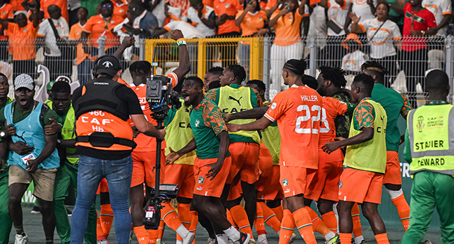 10 Man Ivory Coast Beat Mali, Qualifies To AFCON Semi-Finals