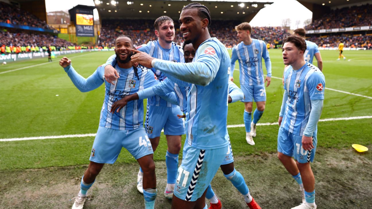 Coventry City Beats Wolves In Stoppage Time Stunner