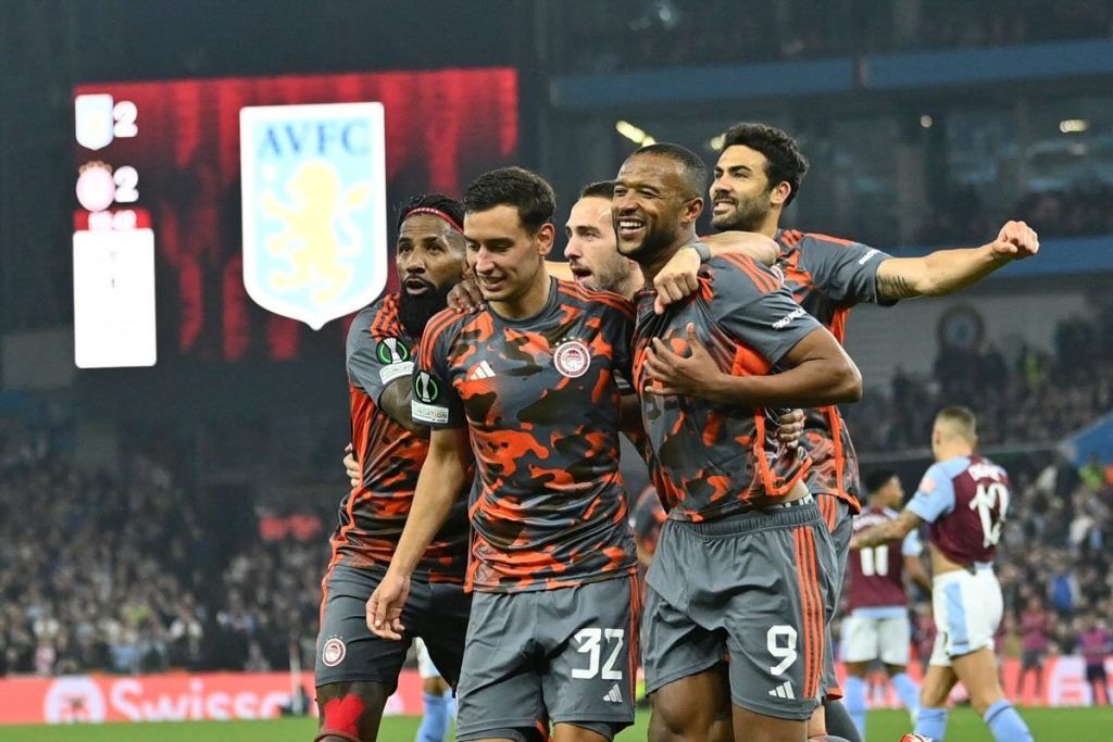 Olympiacos Ease Past Wasteful Aston Villa In Conference League Semi-final First Leg