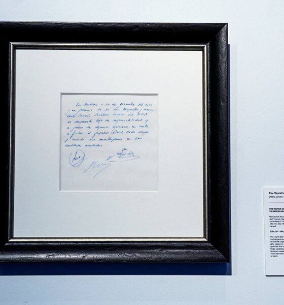 Napkin Used By Barcelona To Sign Messi Sold For Nearly $1 Million