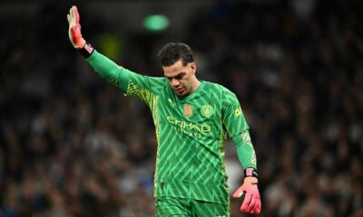 Manchester City Goalkeeper, Ederson, Rule Out For Rest Of Season