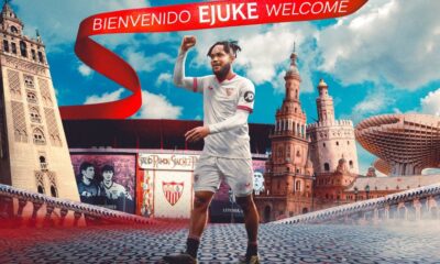 New Signing Chidera Ejuke Vows To Get Sevilla Back To The Top