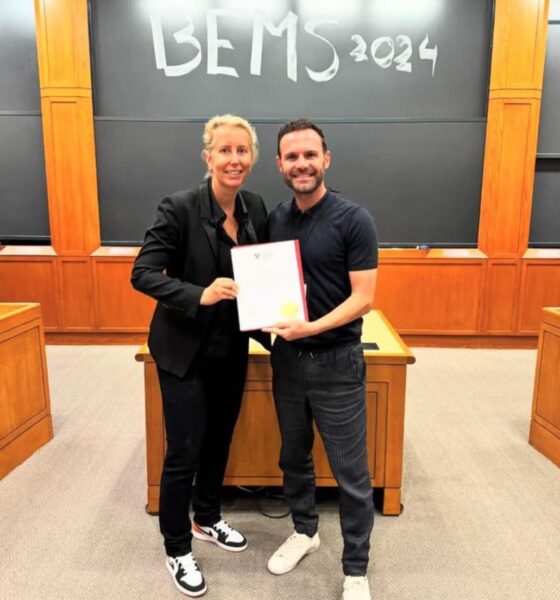 Spanish Footballer, Juan Mata Graduates From Havard University