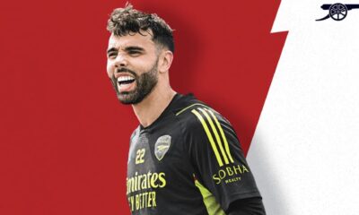 Arsenal Completes Permanent Signing Of Goalkeeper David Raya