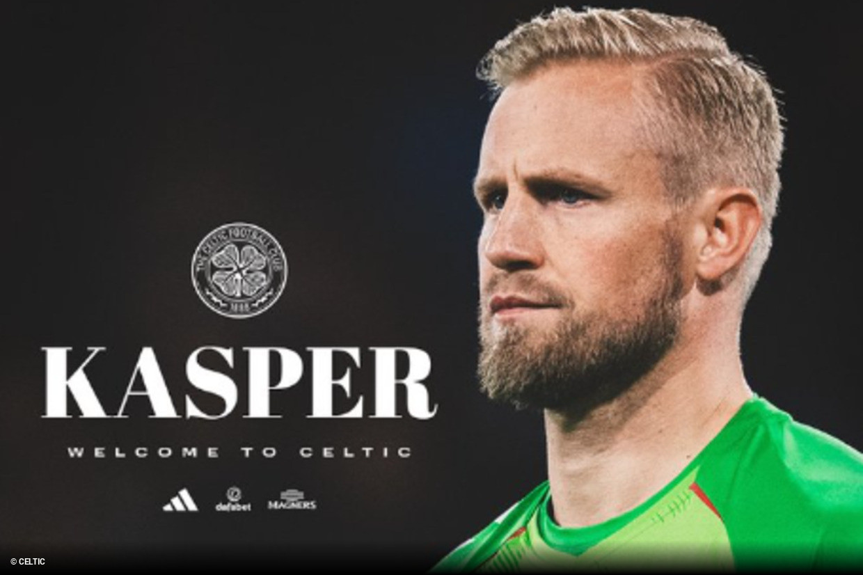 Denmark goalkeeper Kasper Schmeichel Joins Celtic On One-year Deal