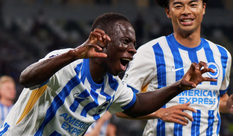 Fans Thrilled As Yankuba Minteh Scores In Debut Match For Brighton