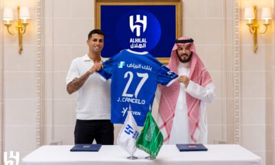 Manchester City's Joao Cancelo Completes Permanent Move To Al Hilal