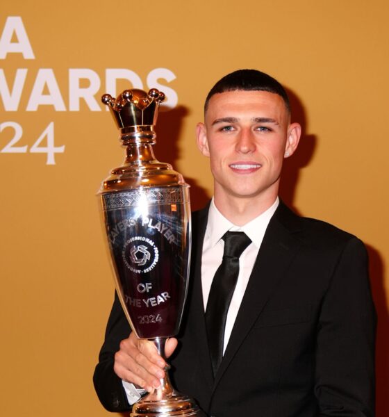 Phil Foden Named PFA Players' Player Of The Year For 2023/24 Season