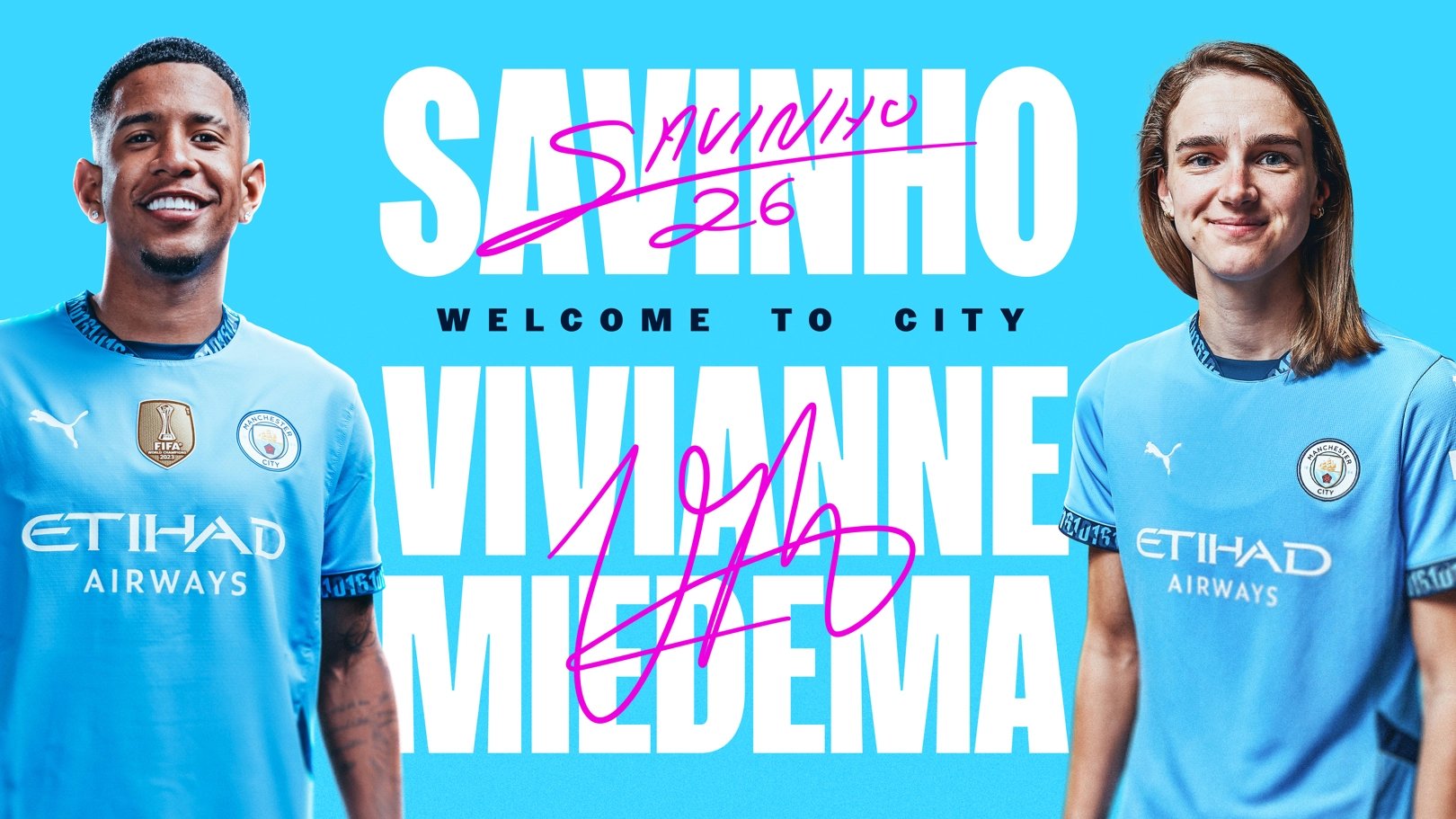 Manchester City New Signings Savinho And Miedema Excited By New Challenges