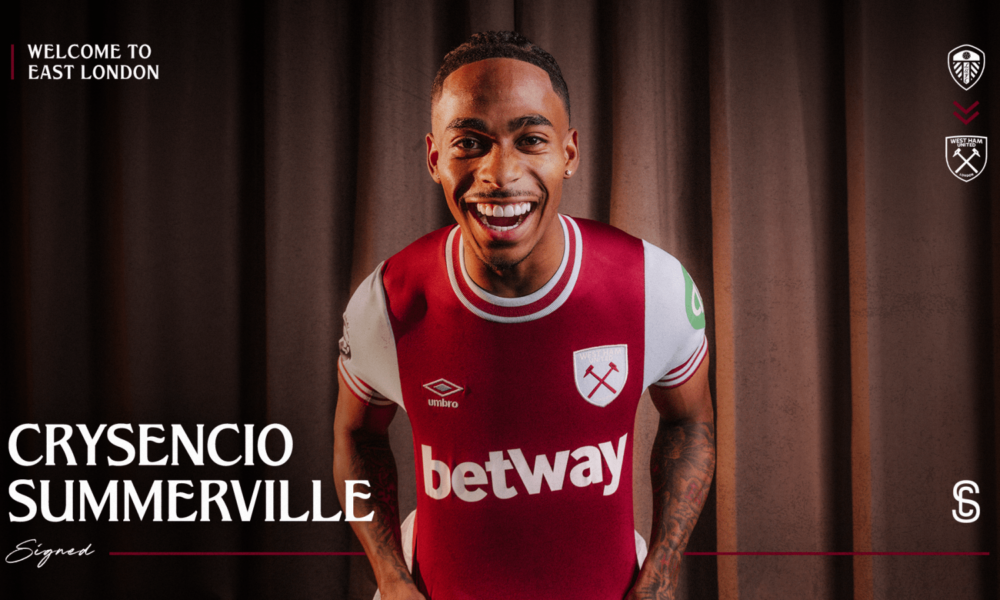 West Ham Confirms Signing Of Crysencio Summerville From Leeds United