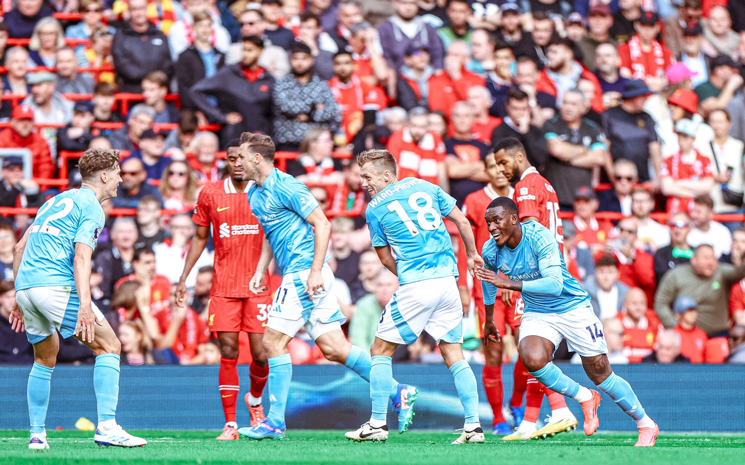 Nottingham Forest Silences Anfield As Liverpool Suffers First Loss