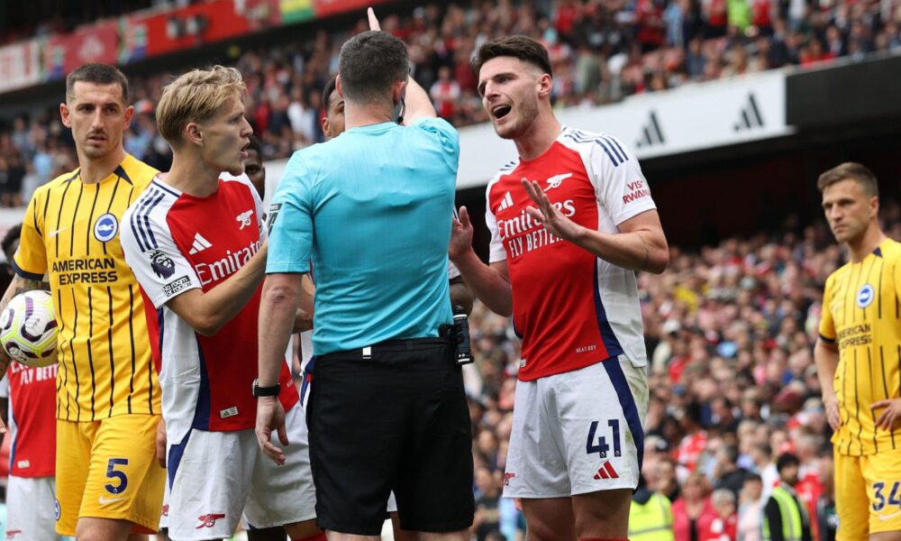 Premier League Panel Issues Final Ruling On Declan Rice's Red Card Against Brighton