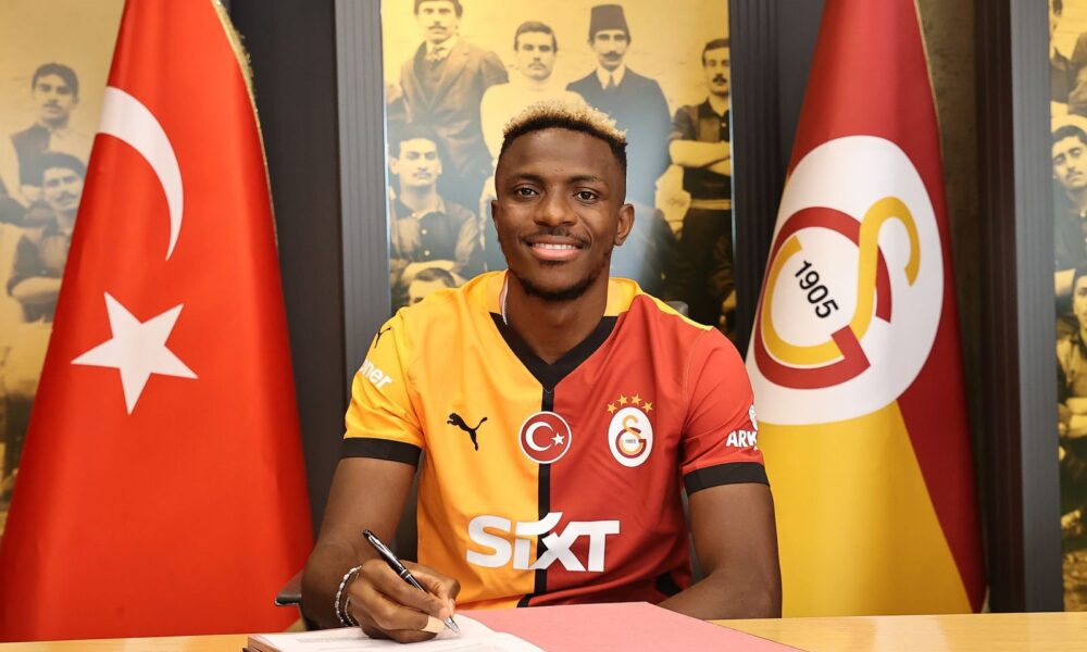 Galatasaray Confirms Signing Of Nigeria Striker Victor Osimhen From Napoli