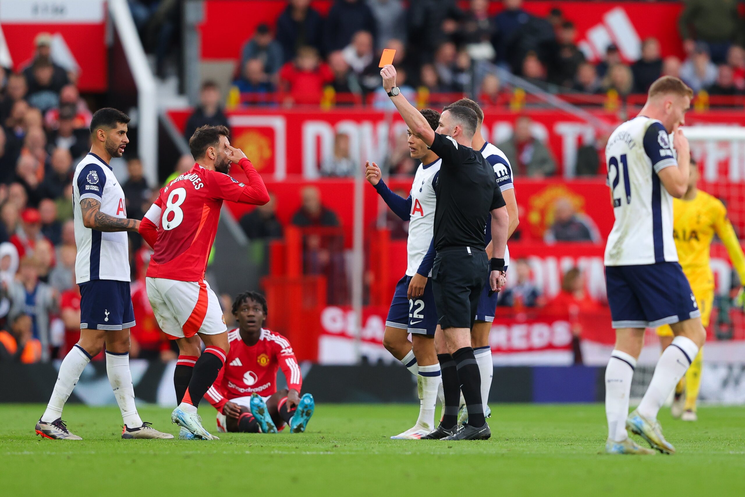 Premier League Makes Final Decision On Bruno Fernandes’ Controversial Red Card