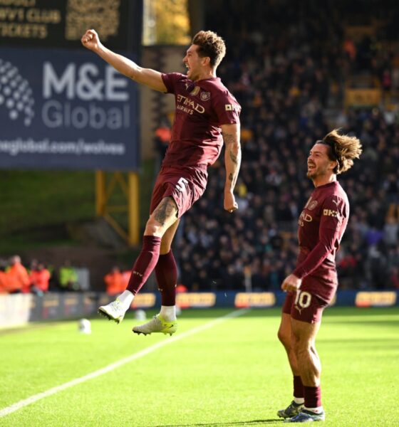 Stones Strikes Gold As Manchester City Sinks Wolves