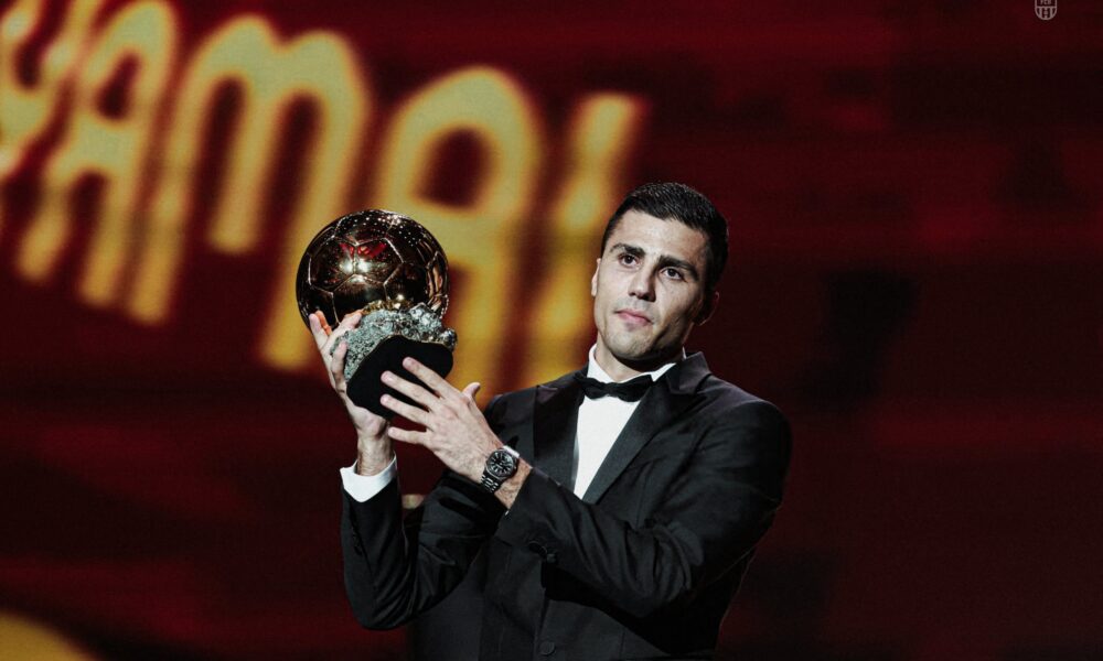 OFFICIAL: Manchester City's Rodrigo Hernández Wins The Ballon d'Or 2024