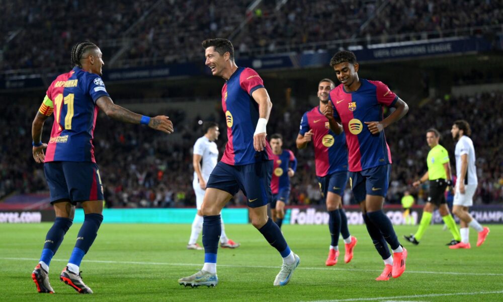 Barcelona Trashes Young Boys In Style In UEFA Champions League