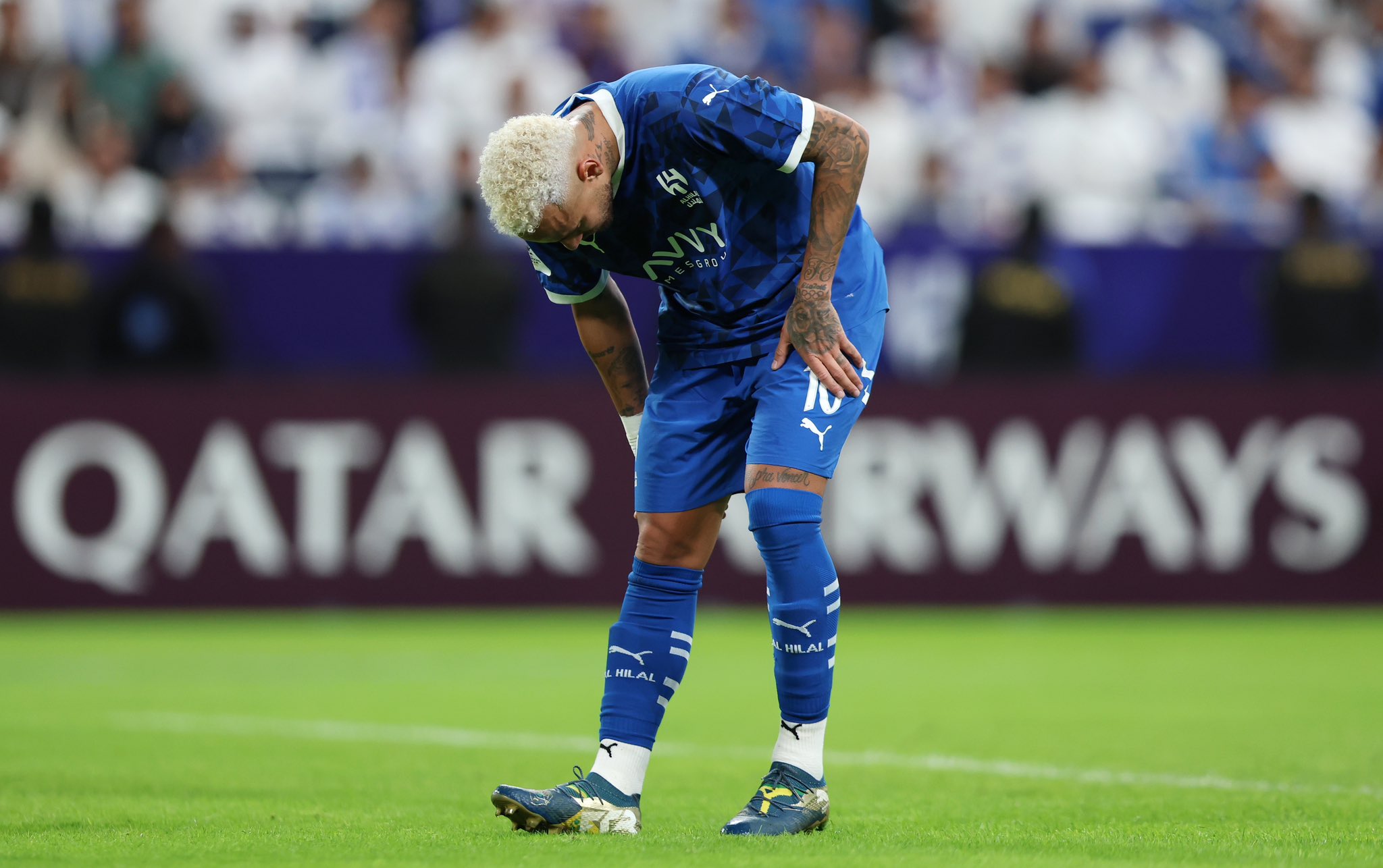 Neymar Goes Off Injured Again For Al-hilal After His Return From Injury