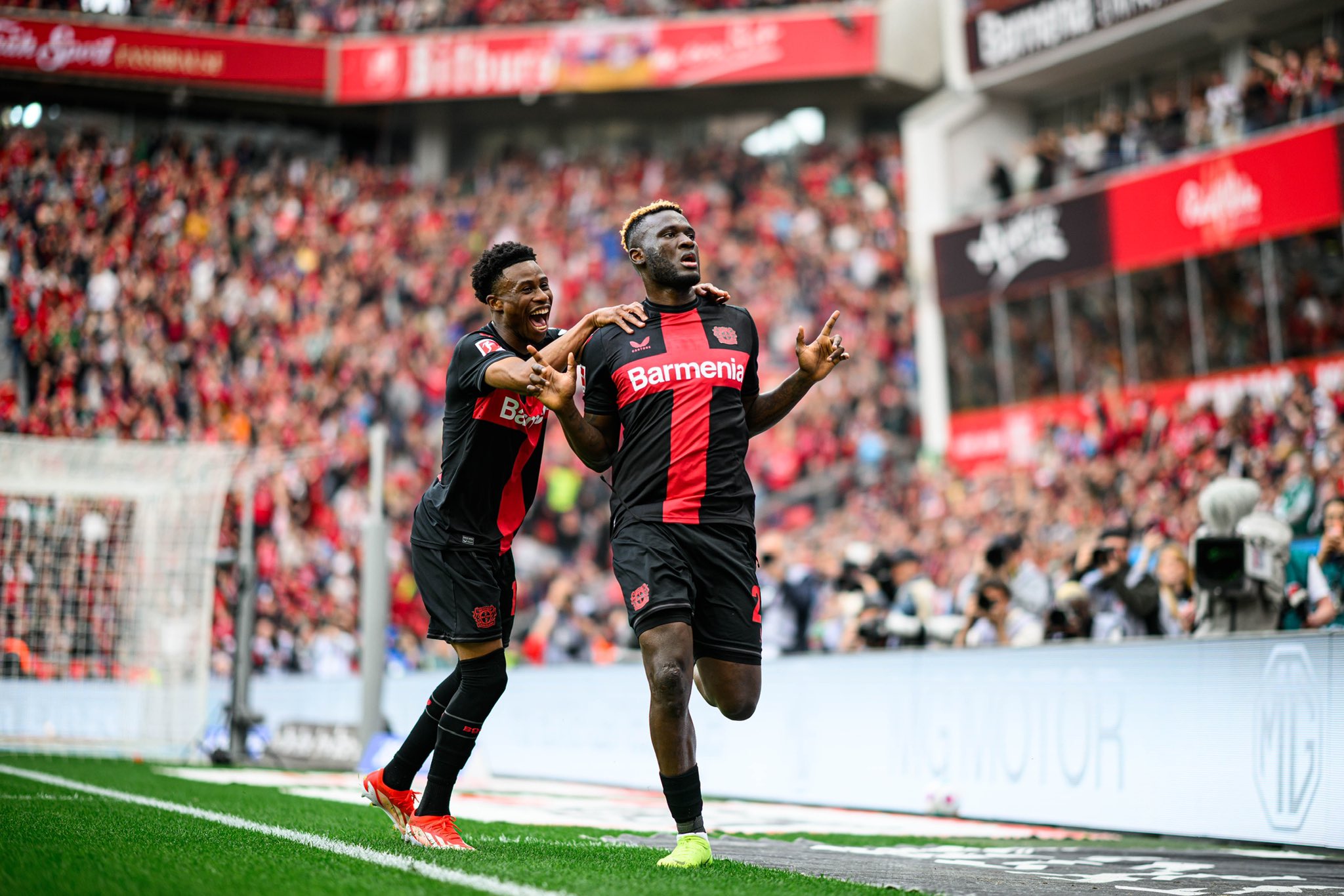 Leverkusen Dealt Blow As Star Striker Boniface Faces Extended Injury Layoff