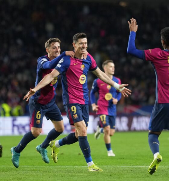 Lewandowski Scores Century as Barcelona Brushes Brest Aside