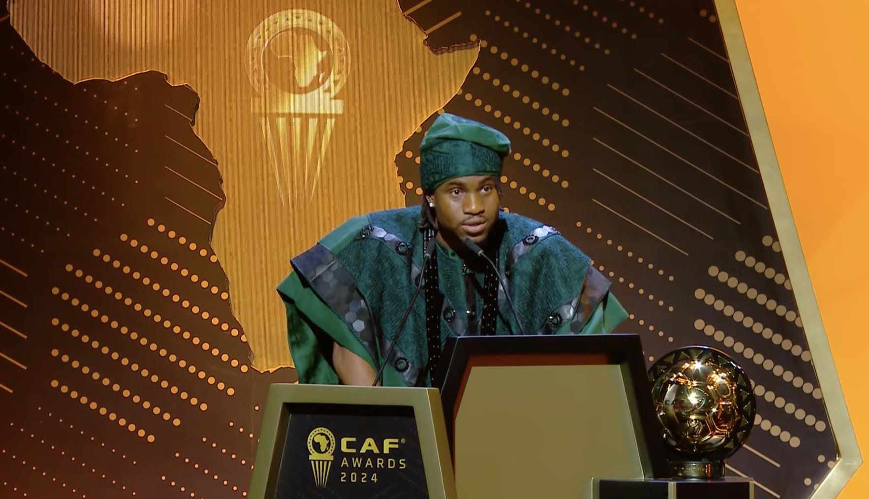 Ademola Lookman Wins 2024 CAF African Player Of The Year