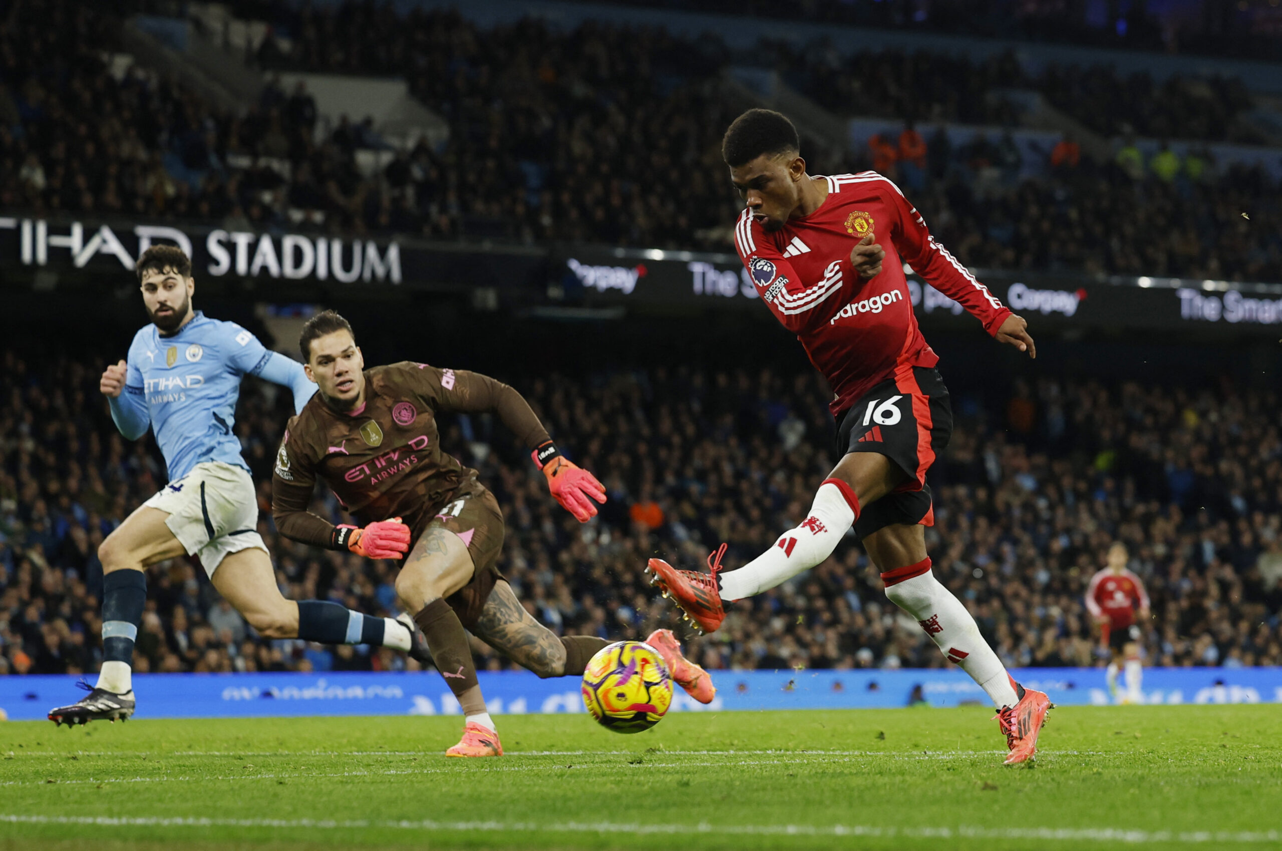 Amad Ending To Manchester Derby As Red Devils Triumphs Over Cityzens