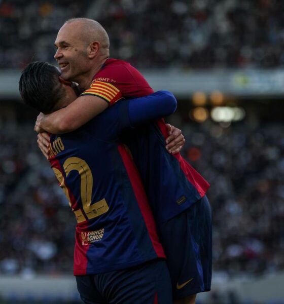 Barcelona Legend Iniesta Bids Farewell In Tokyo Exhibition Match