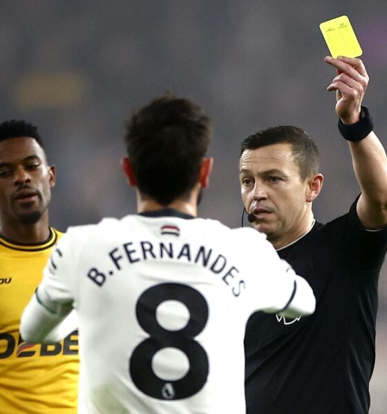 Bruno Fernandes Matches Unwanted Red Card Record Against Wolves