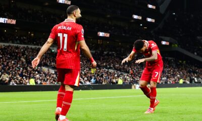 Goal Fest As Salah And Diaz Shines In Liverpool's Win Against Tottenham Hotspur