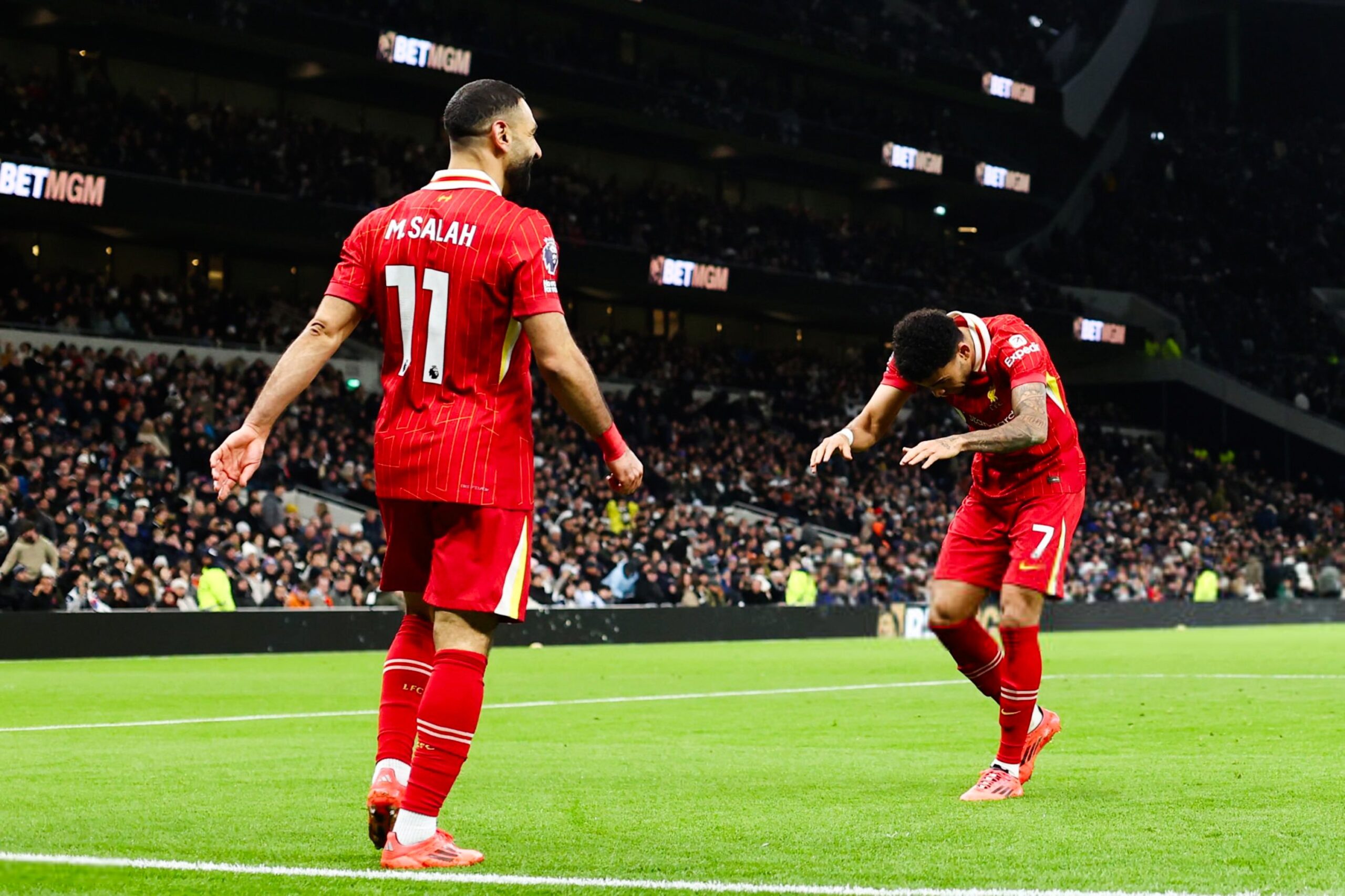 Goal Fest As Salah And Diaz Shines In Liverpool's Win Against Tottenham Hotspur