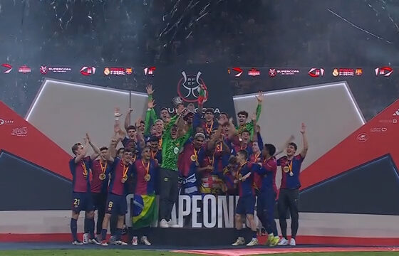 Barcelona Triumphs In Supercopa de España Against Real Madrid