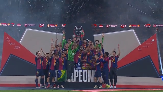 Barcelona Triumphs In Supercopa de España Against Real Madrid