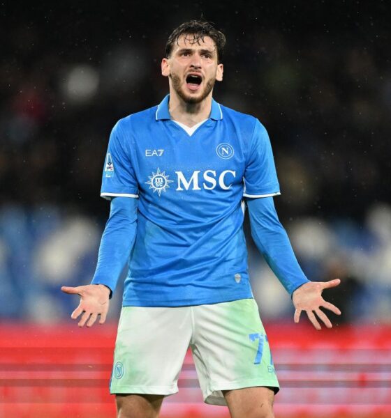 Antonio Conte Confirms Khvicha Kvaratskhelia's Status At Napoli Amidst Transfer Rumours