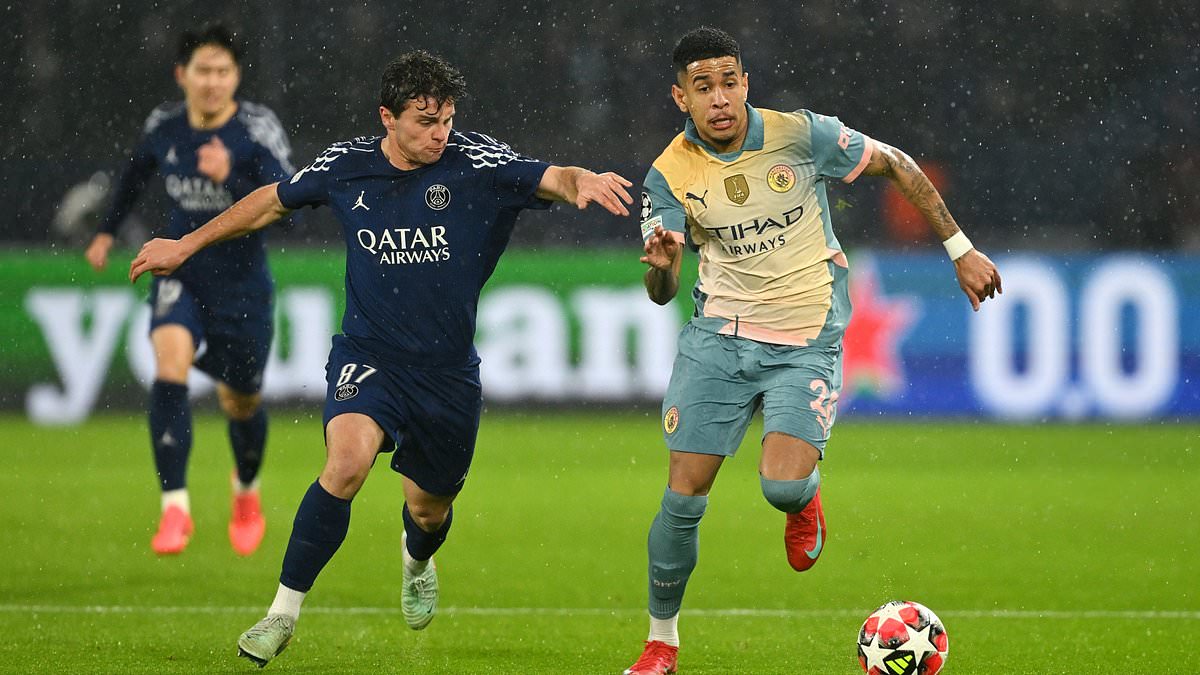 Manchester City And PSG Battle To Avoid Elimination In Dramatic Champions League Decider