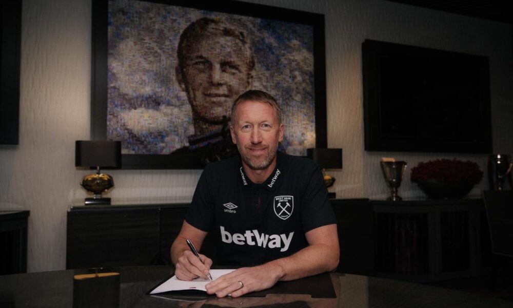 West Ham Appoints Graham Potter As New Head Coach, Replacing Julen Lopetegui