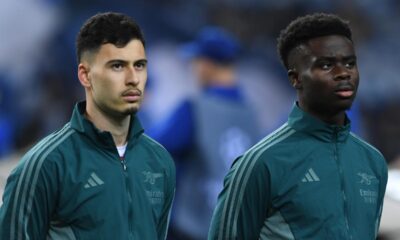 Arsenal Manager Reveals Return Dates For Bukayo Saka And Gabriel Martinelli