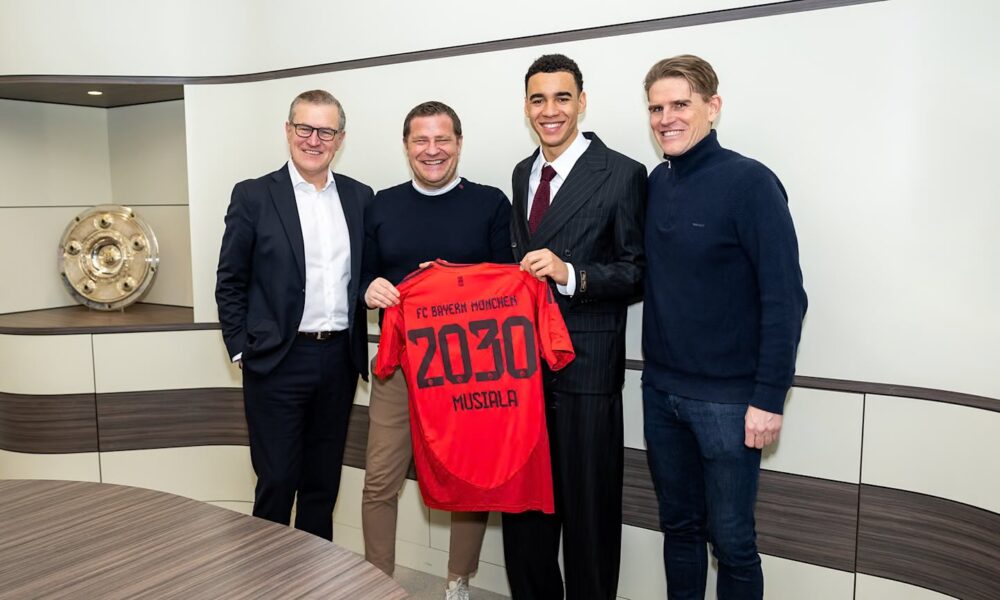 Jamal Musiala Signs Contract Extension With Bayern Munich