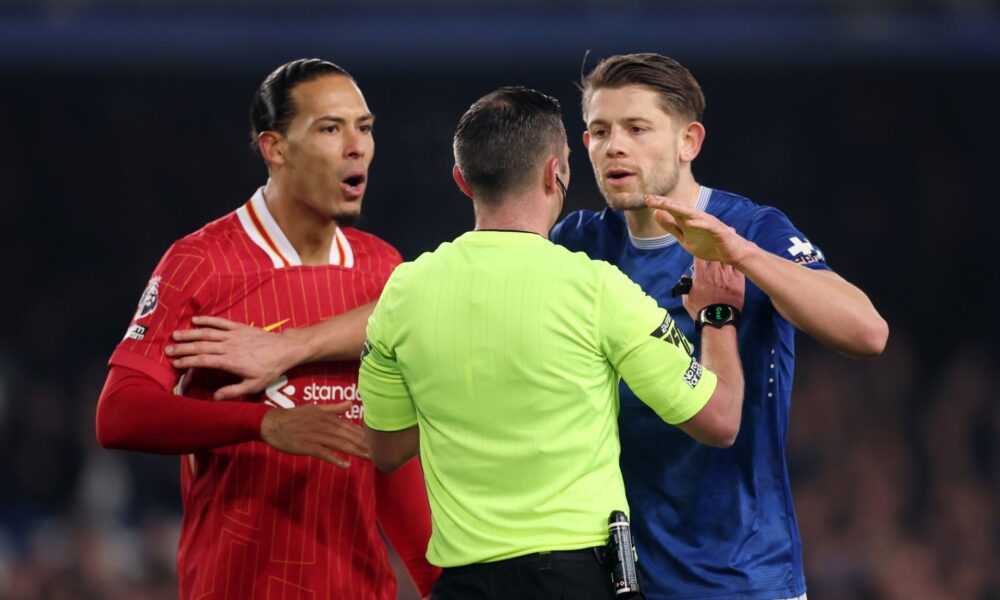 Van Dijk Furious As Everton’s Late Goal Stuns Liverpool In Merseyside Derby