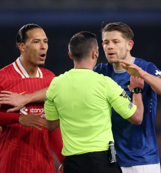 Van Dijk Furious As Everton’s Late Goal Stuns Liverpool In Merseyside Derby