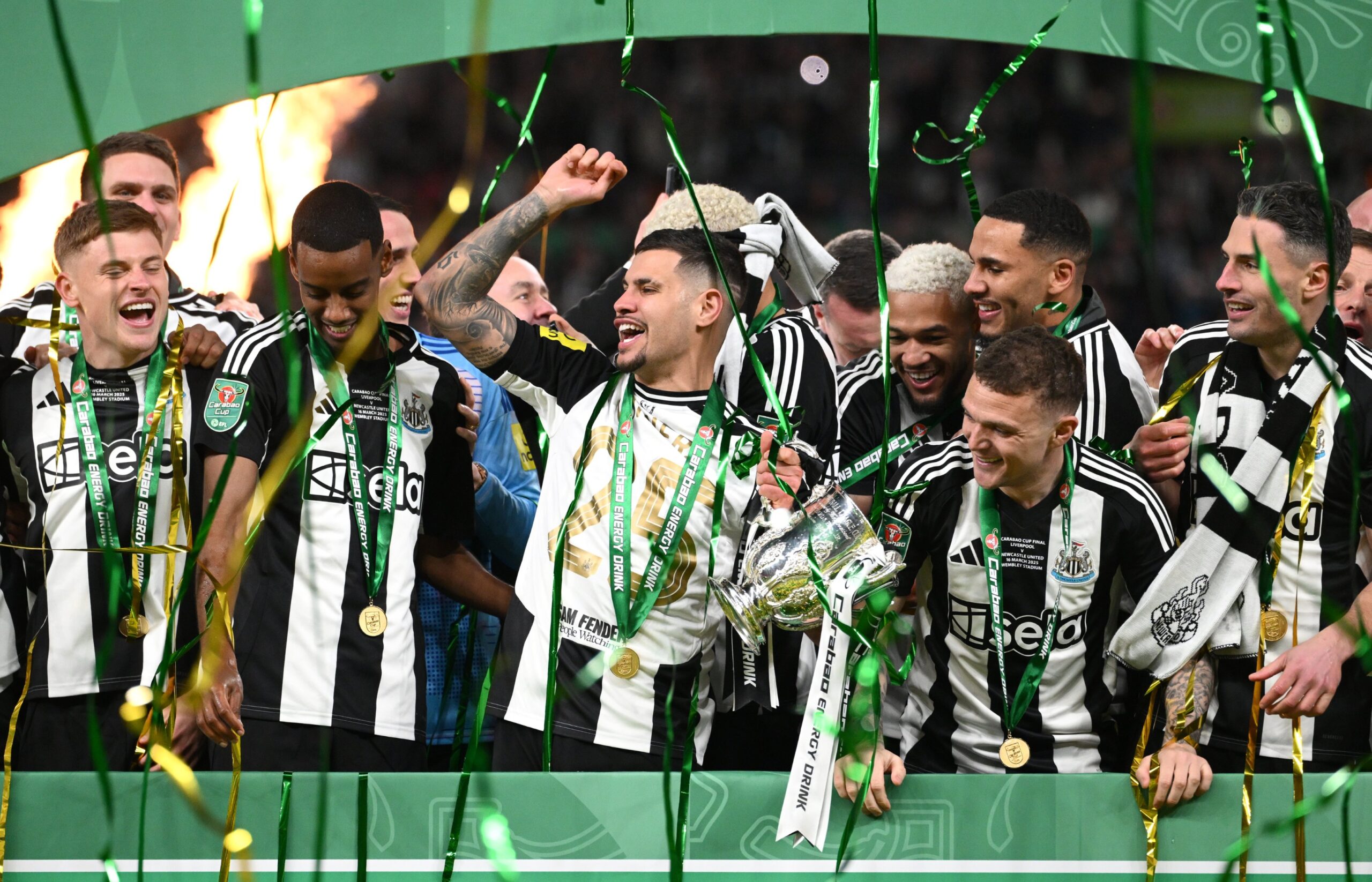 Bruno Guimarães Calls Newcastle's Carabao Cup Triumph The Best Day Of His Life