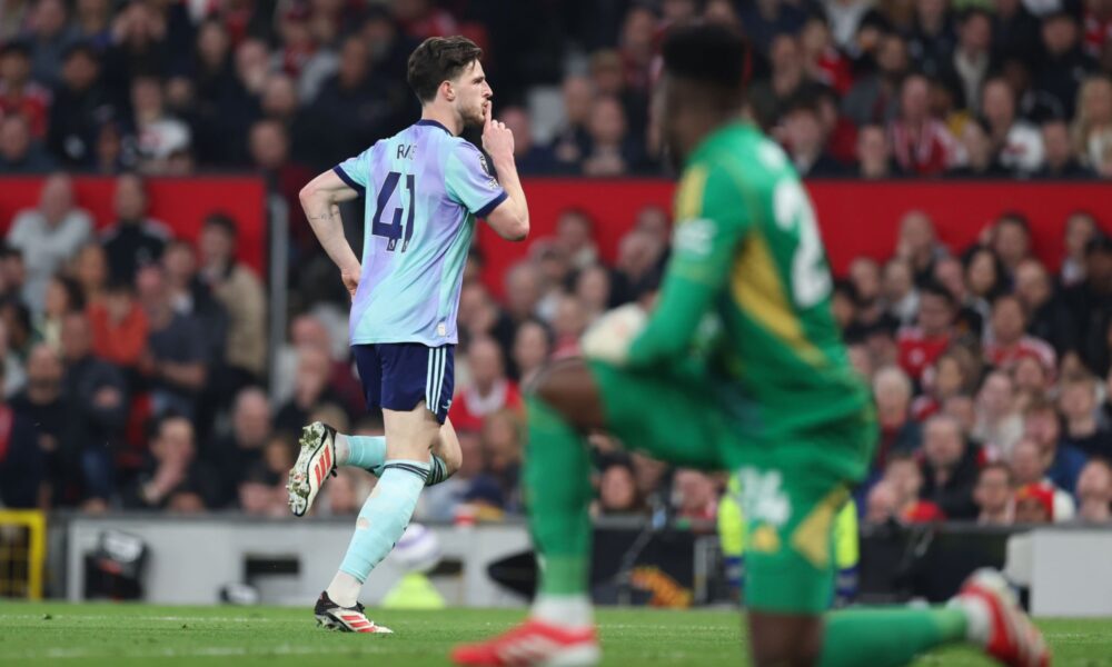 Declan Rice Rescues Late Draw For Arsenal Against Manchester United