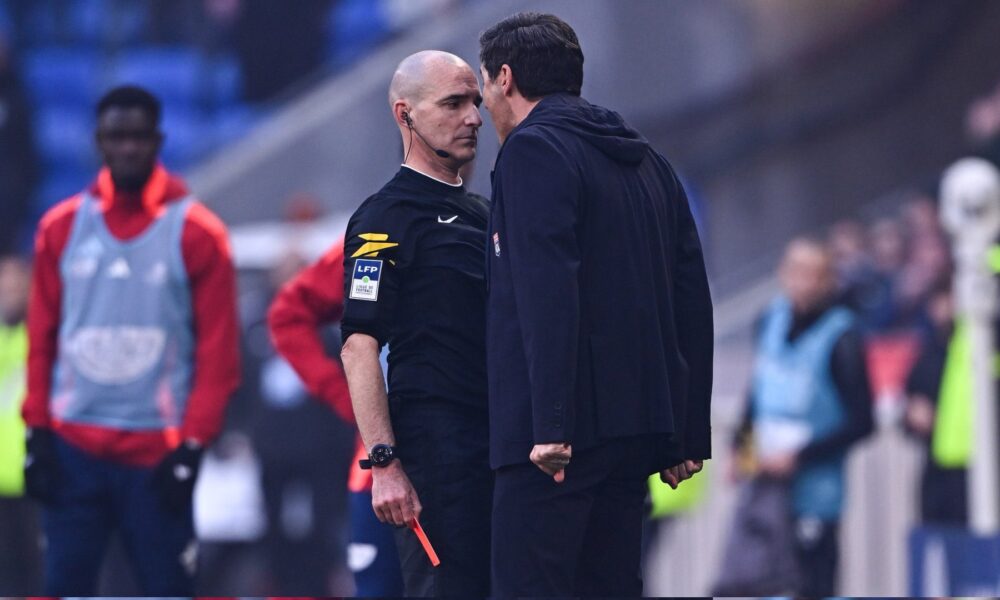 Lyon Manager Paulo Fonseca Hit With Nine-Month Ban After Clash With Referee