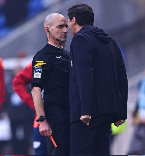 Lyon Manager Paulo Fonseca Hit With Nine-Month Ban After Clash With Referee