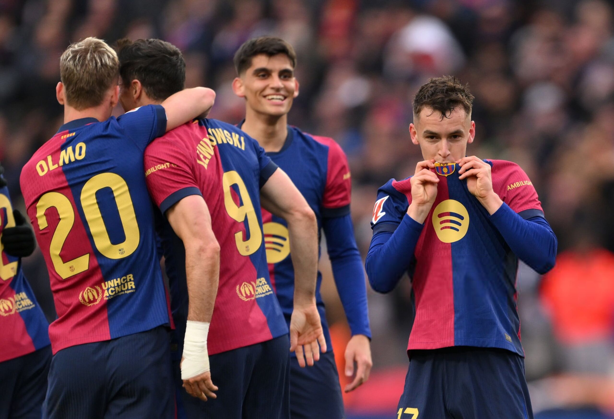 Barcelona Thrashes Real Sociedad To Claim Top Spot In La Liga