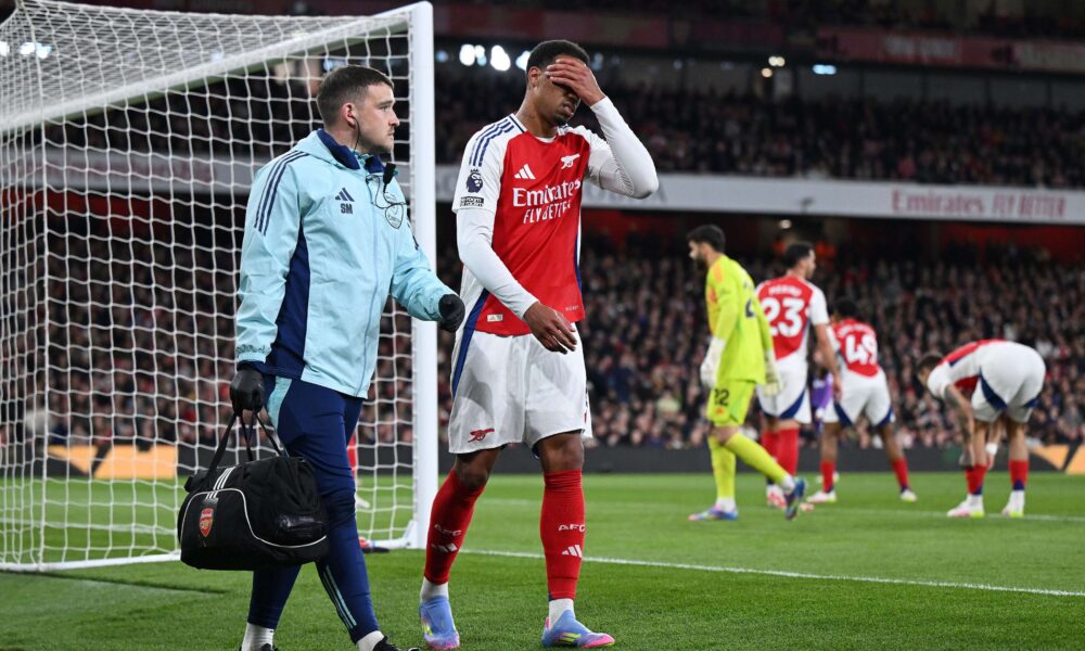 Arsenal’s Gabriel Faces Crucial Scans Amid Fears Of Season-Ending Injury
