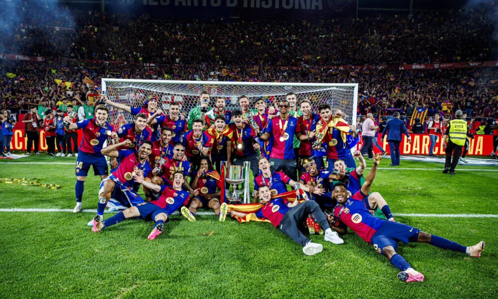 Joyful Hansi Flick Eyes Treble After Barcelona Edges Real Madrid In Copa del Rey