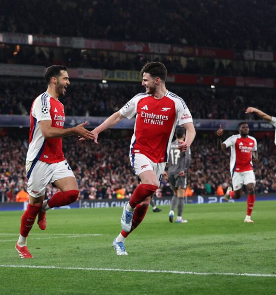 Rice Nets Stunning Double As Arsenal Crush Real Madrid